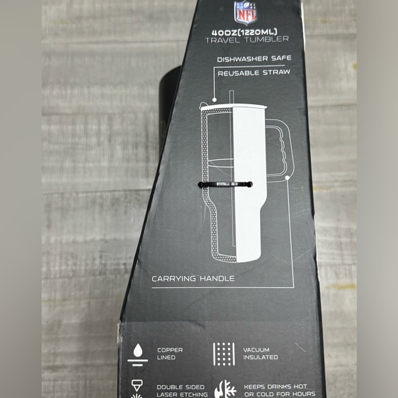 Atlanta Falcons NCAA 24/40oz Travel Tumbler No Lid Included New - Picture 8 of 8
